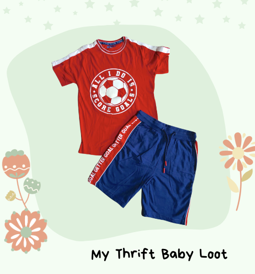 Like New Pine Kids football coord set (9-10 years)